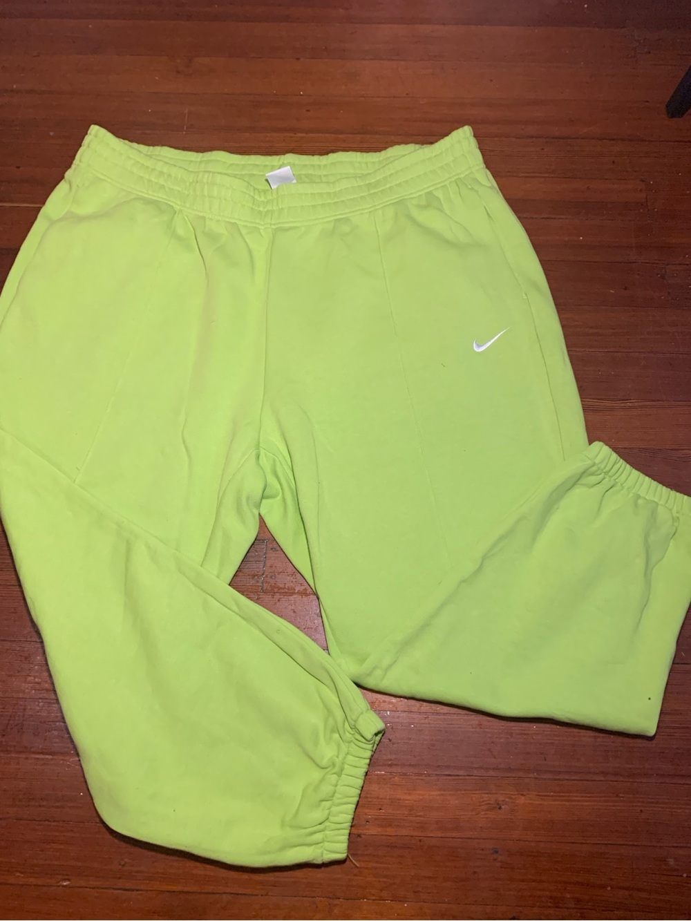 Nike Women’s Neon Green Fleece Joggers